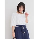 【接触冷感】異素材切り替えバルーンスリーブトップス | Re-J&SUPURE | 詳細画像12