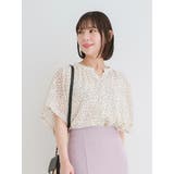 シフォンドルマンスキッパーブラウス(無地・ドット柄) | Re-J&SUPURE | 詳細画像11