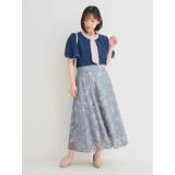 【WEB限定】花柄メッシュスカート | Re-J&SUPURE | 詳細画像6