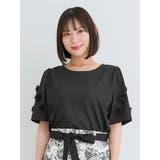 【WEB限定】5分袖フラワースリーブトップス | Re-J&SUPURE | 詳細画像3