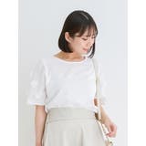 【WEB限定】5分袖フラワースリーブトップス | Re-J&SUPURE | 詳細画像12
