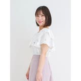 【WEB限定】フラワー刺繍フリルトップス | Re-J&SUPURE | 詳細画像4