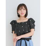 【WEB限定】フラワー刺繍フリルトップス | Re-J&SUPURE | 詳細画像11