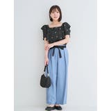 【WEB限定】フラワー刺繍フリルトップス | Re-J&SUPURE | 詳細画像15