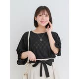 リングアクセサリー付きカットレーストップス | Re-J&SUPURE | 詳細画像15