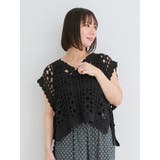 透かし編みサイドリボンベスト | Re-J&SUPURE | 詳細画像12