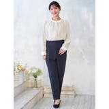 ラクケア 配色パイピングブラウス | Re-J&SUPURE | 詳細画像21