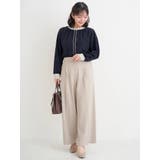 ラクケア 配色パイピングブラウス | Re-J&SUPURE | 詳細画像47