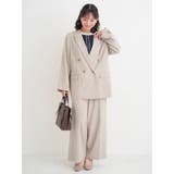 ラクケア 配色パイピングブラウス | Re-J&SUPURE | 詳細画像49