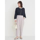 ラクケア 配色パイピングブラウス | Re-J&SUPURE | 詳細画像54