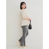 【WEB限定】花柄シャーリングリボンブラウス | Re-J&SUPURE | 詳細画像17