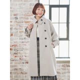 グレー | フェイクウールスタンドネックロングコート | Re-J＆SUPURE