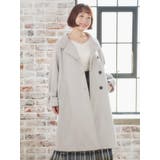 フェイクウールスタンドネックロングコート | Re-J＆SUPURE | 詳細画像6 