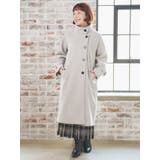 フェイクウールスタンドネックロングコート | Re-J＆SUPURE | 詳細画像9 