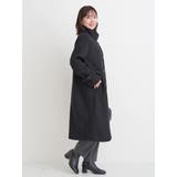 フェイクウールスタンドネックロングコート | Re-J＆SUPURE | 詳細画像27 