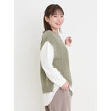 [SET]ケーブルニットベスト×バンドカラーシャツ | Re-J＆SUPURE | 詳細画像14 