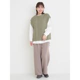 [SET]ケーブルニットベスト×バンドカラーシャツ | Re-J＆SUPURE | 詳細画像16 