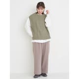 [SET]ケーブルニットベスト×バンドカラーシャツ | Re-J＆SUPURE | 詳細画像18 