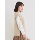 [SET]ケーブルニットベスト×バンドカラーシャツ | Re-J＆SUPURE | 詳細画像23 