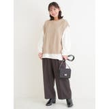 [SET]ケーブルニットベスト×バンドカラーシャツ | Re-J＆SUPURE | 詳細画像32 