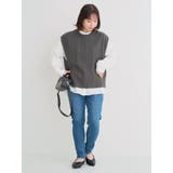 [SET]ケーブルニットベスト×バンドカラーシャツ | Re-J＆SUPURE | 詳細画像41 