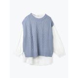 [SET]ケーブルニットベスト×バンドカラーシャツ | Re-J＆SUPURE | 詳細画像50 