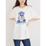 ニット帽クマ刺繍Tシャツ | Re-J&SUPURE | 詳細画像2