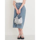 ラインストーンデニムナロースカート | Re-J＆SUPURE | 詳細画像11 