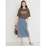 ラインストーンデニムナロースカート | Re-J＆SUPURE | 詳細画像23 