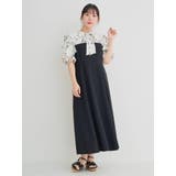 【WEB限定】花柄フリルボウタイブラウスドッキングワンピース | Re-J&SUPURE | 詳細画像7