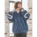 バックロゴフェイクファーパーカーブルゾン | Re-J＆SUPURE | 詳細画像4 