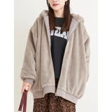 バックロゴフェイクファーパーカーブルゾン | Re-J＆SUPURE | 詳細画像15 