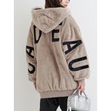 バックロゴフェイクファーパーカーブルゾン | Re-J＆SUPURE | 詳細画像16 