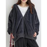 バックロゴフェイクファーパーカーブルゾン | Re-J＆SUPURE | 詳細画像24 