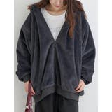 バックロゴフェイクファーパーカーブルゾン | Re-J＆SUPURE | 詳細画像25 