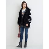 バックロゴフェイクファーパーカーブルゾン | Re-J＆SUPURE | 詳細画像43 