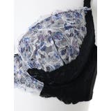 [D85-I95］【脇高】フェミニンプリントブラ＆ショーツ(モールドカップ) | Re-J＆SUPURE | 詳細画像6 