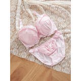 ピンク | [D85 H95］ロマンティックフリルブラ＆ショーツ | Re-J＆SUPURE