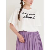 オフホワイト | ロープ刺繍ロゴTシャツ | Re-J&SUPURE