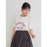袖シアーロゴプリントTシャツ | Re-J&SUPURE | 詳細画像4