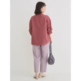 コード刺繍裾タックスキッパーシャツ | Re-J＆SUPURE | 詳細画像9 