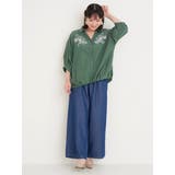 コード刺繍裾タックスキッパーシャツ | Re-J＆SUPURE | 詳細画像16 