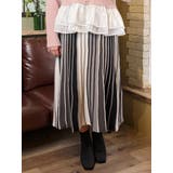 【Komachiコラボ】ストライプニットスカート | Re-J＆SUPURE | 詳細画像4 