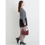 畦編み切り替えドルマンニットトップス | Re-J＆SUPURE | 詳細画像18 