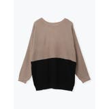 畦編み切り替えドルマンニットトップス | Re-J＆SUPURE | 詳細画像20 