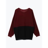 畦編み切り替えドルマンニットトップス | Re-J＆SUPURE | 詳細画像21 