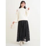 ショルダーチュールフェザーニット | Re-J&SUPURE | 詳細画像15