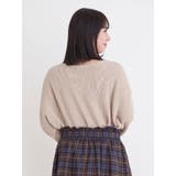 畦編み袖ボリュームニットトップス | Re-J&SUPURE | 詳細画像4