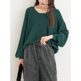 畦編み袖ボリュームニットトップス | Re-J&SUPURE | 詳細画像28