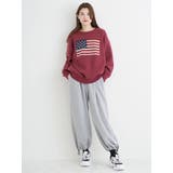 アメリカ国旗ジャガードニットトップス | Re-J&SUPURE | 詳細画像13